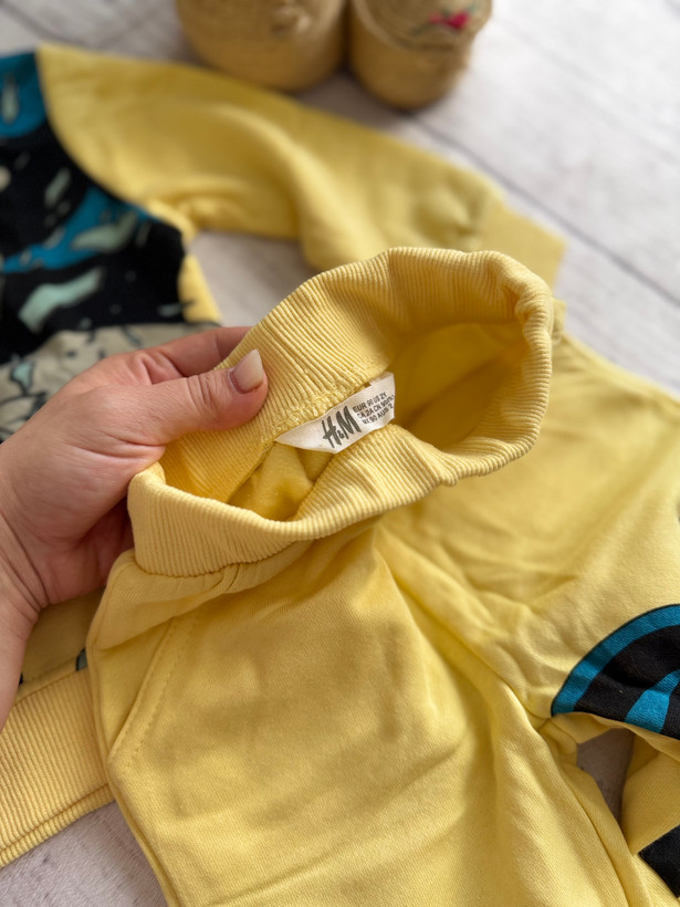 ست اورجینال دوتیکه پسرونه H&M طرح بتمن کد S۷۰۱